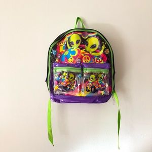 lisa frank alien backpack